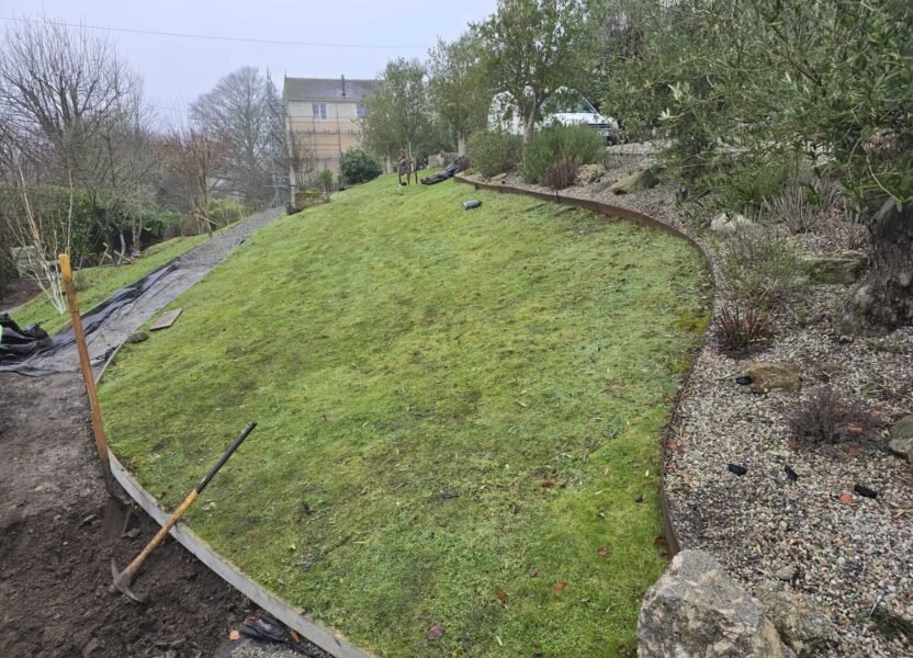 Garden before landscaping