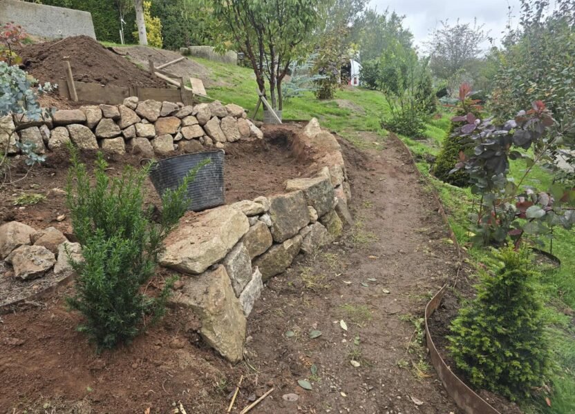 Garden banks in Dartmoor
